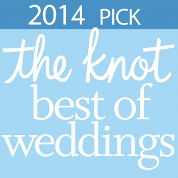 The Knot Best of Weddings 2014 Pick badge
