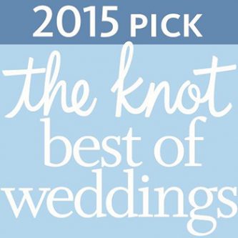 The Knot Best of Weddings 2015 Pick badge