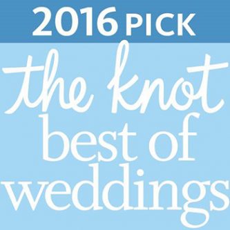 The Knot Best of Weddings 2016 Pick badge
