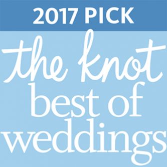 The Knot Best of Weddings 2017 Pick badge