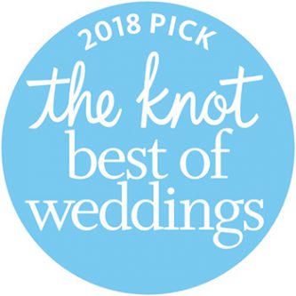 The Knot Best of Weddings 2018 Pick badge