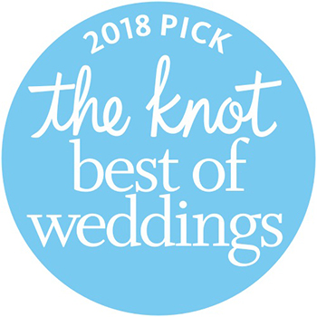 The Knot Best of Weddings 2018 Pick badge