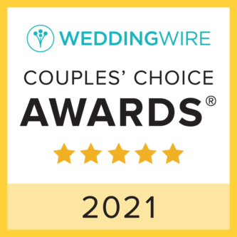 WeddingWire Couples’ Choice Awards 2021 badge