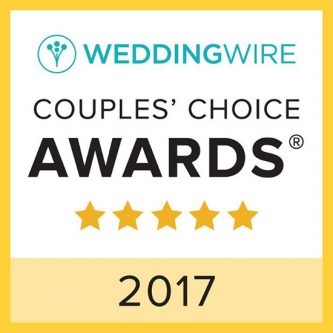 WeddingWire Couples’ Choice Awards 2017 badge